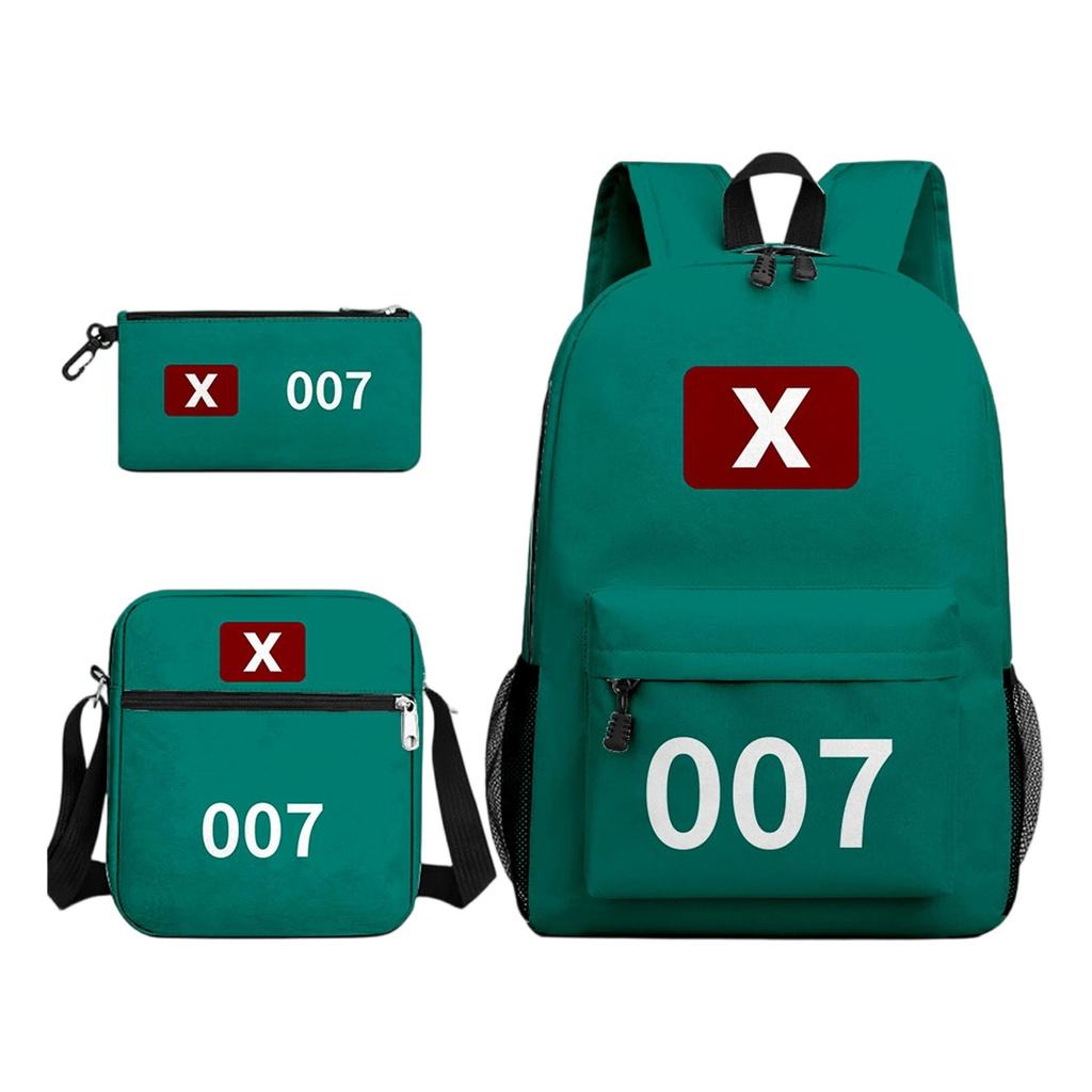 Cartoon Printing Casual Shoulder Bag Junior High School Students Large Capacity Backpacks