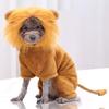 Hund Löwen Hoodie Haustierkleidung Cosplay Outfit Süß Weich Warm Löwenperücke Haustierkleidung Outfit Für Kleine Mittlere Bis Große Hunde