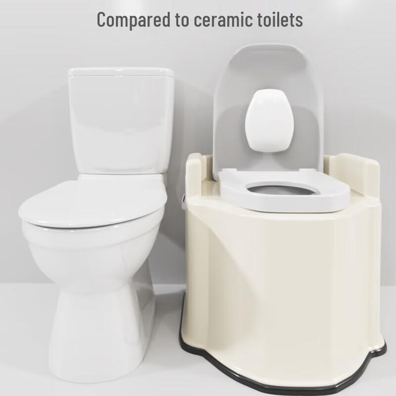 Portable Plastic Commode for Elderly