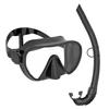 Rahmenlose Tauchmaske Schnorchelset Geringes Innenvolumen Reines Weiches Silikon Schwimmtraining Tauchbrille Verstellbar