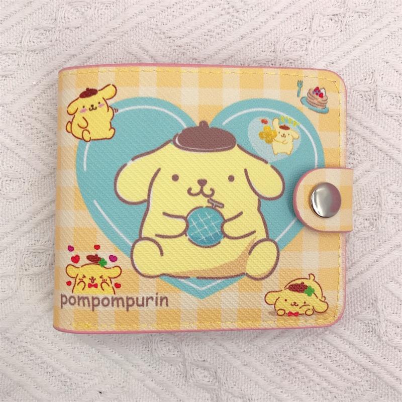 Super Cute Pu Leather Cartoon Wallet With Button Closure For Kids And Adults