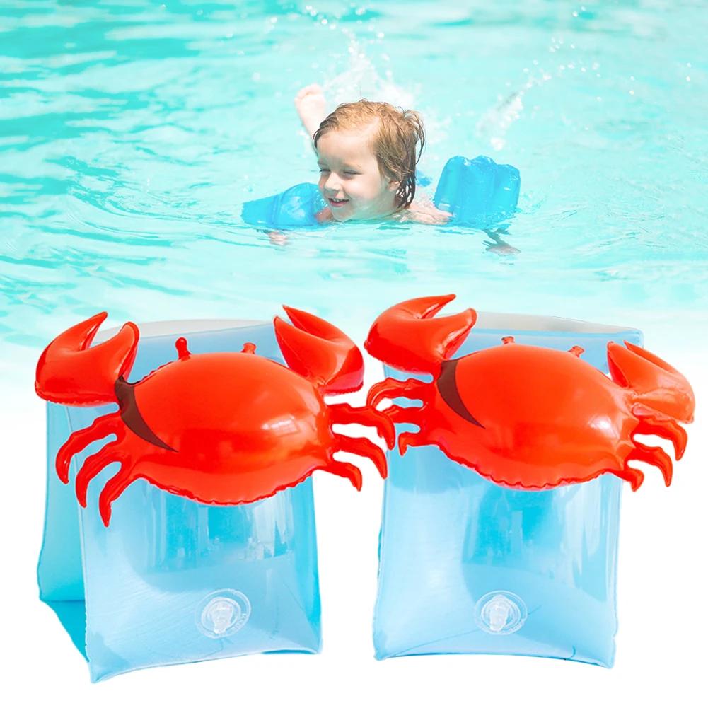 Aufblasbare Auftriebsringe aus PVC, sichere Schwimmarmbänder für Kinder, langlebige, elastische, verschleißfeste aufblasbare Outdoor-Ausrüstung