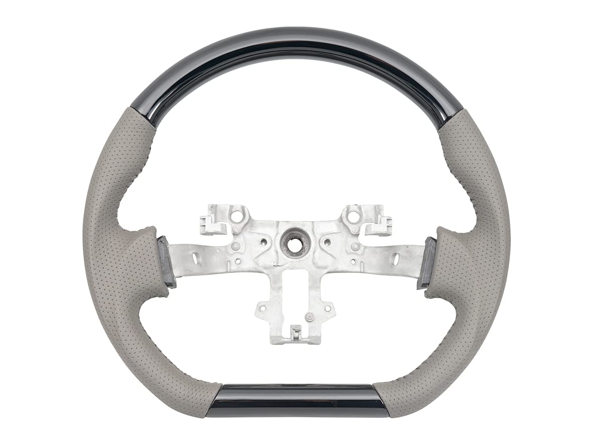 

Gun Grip Steering Wheel for Toyota Every Van DA17V TRISTAR S D-Shaped (Piano Black)