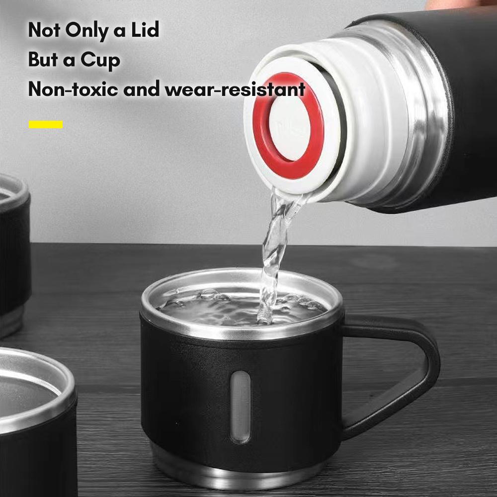 Dvouvrstvá nerezová vakuově izolovaná láhev na vodu Hrnek na kávu termoláhev 12H udržuje teplo