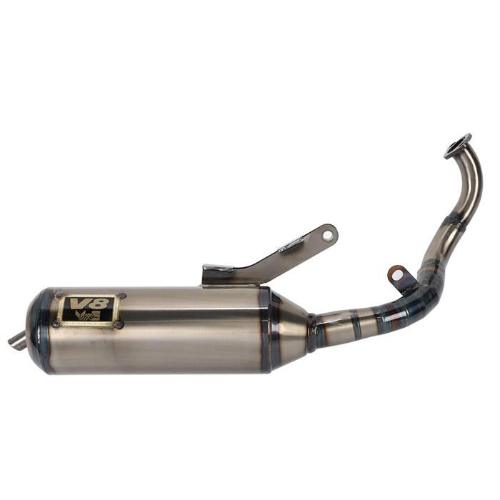 Honda Dio V8 Chamber Muffler - Live Dio/J/ST/SR/ZX/Chesta/AF34/AF35/G Dash Hawaiian Chamber - Rustproof Finish
