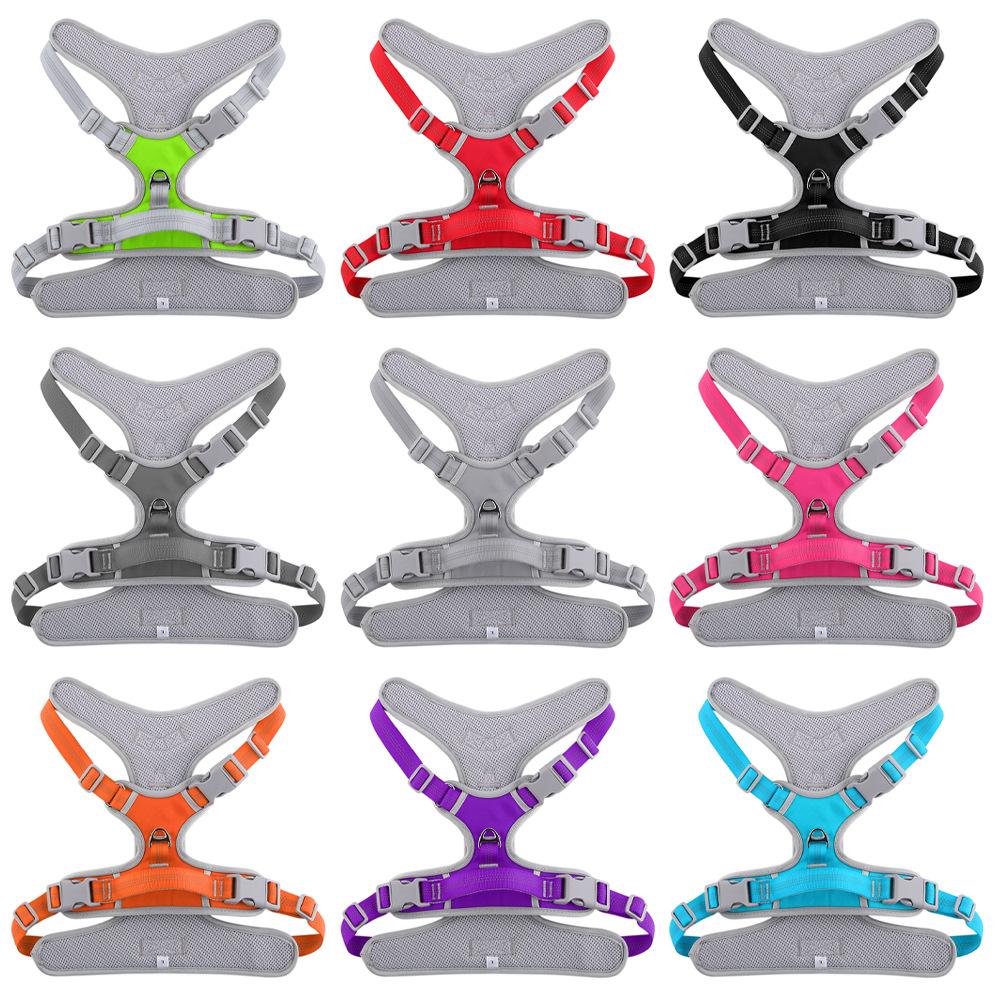 Dog Chest Straps Go Out Large Medium and Small Dog Vest Type Pet Chest Back Puppy Corgi Shiba Inu Traction Rope