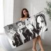 Nana Anime Microfiber Blanket Quick Drying Beach Towels Oversized Printing Super Absorbent Pool Towel Blanket