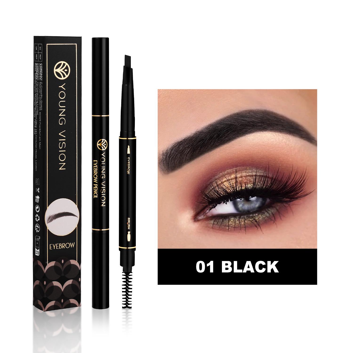 YOUNGVISION Dual-End Rotating Triangle Eyebrow Pencil