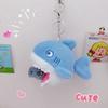Cartoon Shark Blue Shark Pendant Stuffed Animal Plush Shark Keyring  Kids Gifts