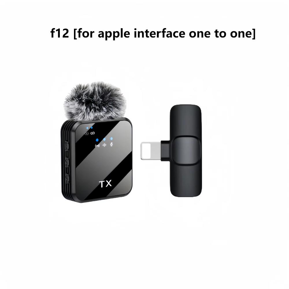 3-in-1 Universal Wireless Lapel Microphone, Noise Reduction Mic For Live Shooting, Compatible With iOS, Android, Computer
