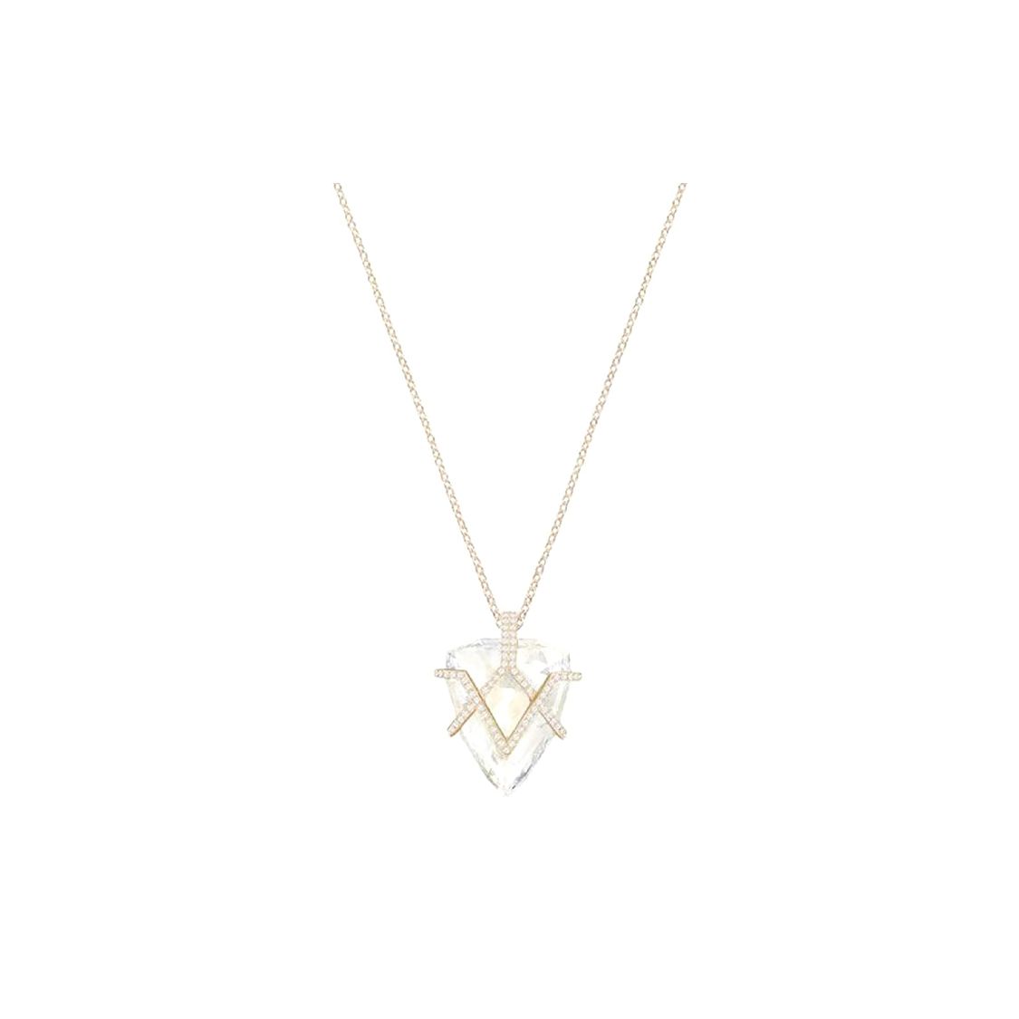 Swarovski Crystal Pendant Necklace Women necklaces Rose-Gold 5258474 Rose Gold,F