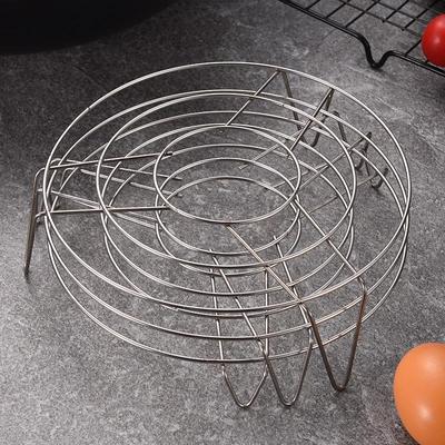 Stainless Steel Multifunctional Steaming Rack for Rice Cookers - Durable and Compact Sheet-Type Tripod