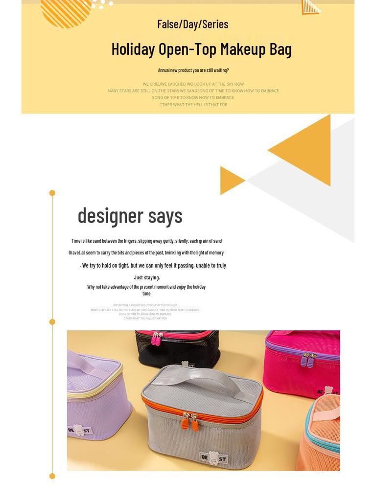 Beilian Großvolumige Schnelltrocknende Handliche Kultur- und Make-up-Aufbewahrungstasche