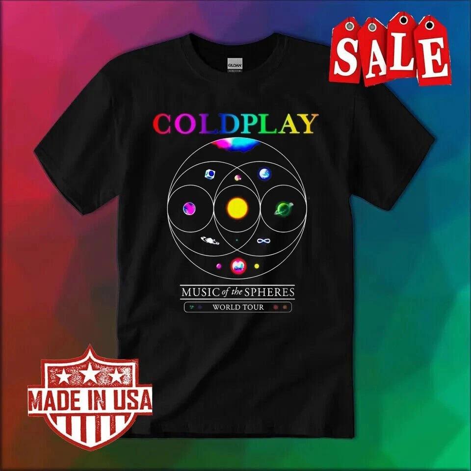 Music of The Spheres Coldplay Tour 2023 T-Shirt AA6601 XXXL