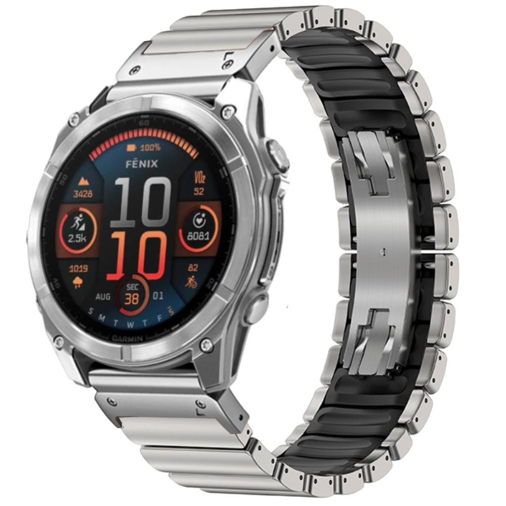 

26mm Titanium Band for Garmin Fenix 8 Pro 51mm AMOLED 7X Pro Enduro 3/2 Luxury Quick Fit Strap for Garmin Quatix 8 51mm Bracelet 26mm