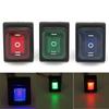 4pcs 3 Position On-Off-On 6Pin DC 12V Waterproof Car Boat LED  Durable Rocker Power Switch With Backlight