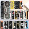 Vintage Boombox Tape Transparent Phone Case for Motorola Moto G7 G8 G9 G84 G85 G73 G24 G15 Z2 Play Power Plus
