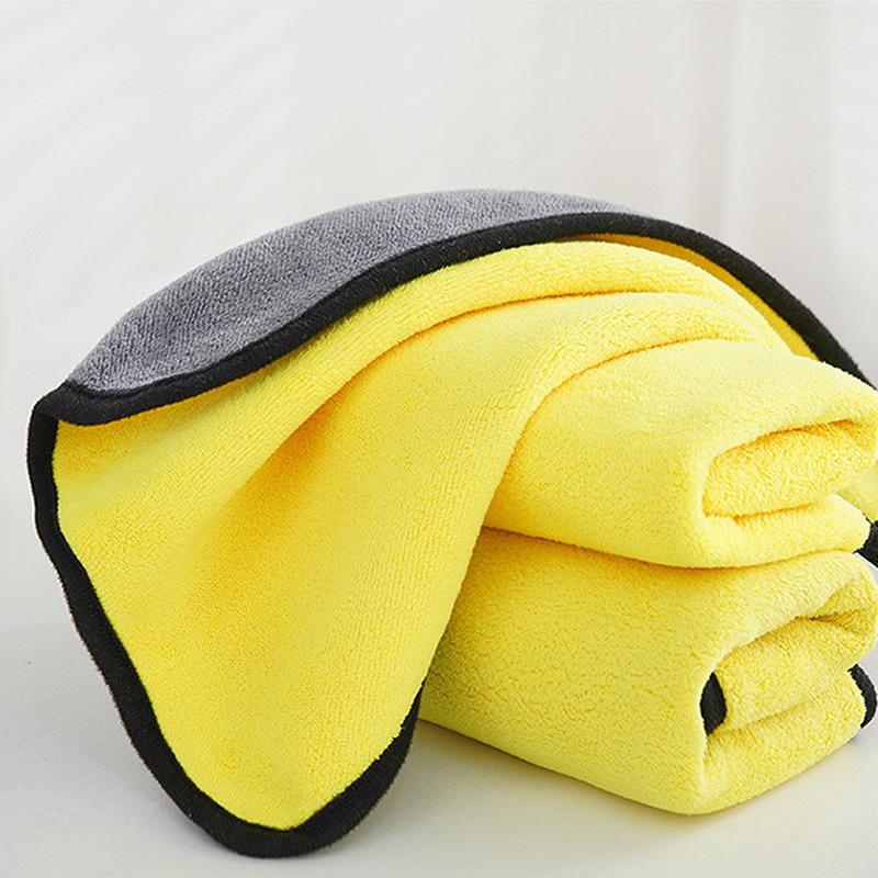 Car Wash Microfiber Towel Car Cleaning Drying Cloth Hemming Car Care Cloth Detailing Car Wash Towel