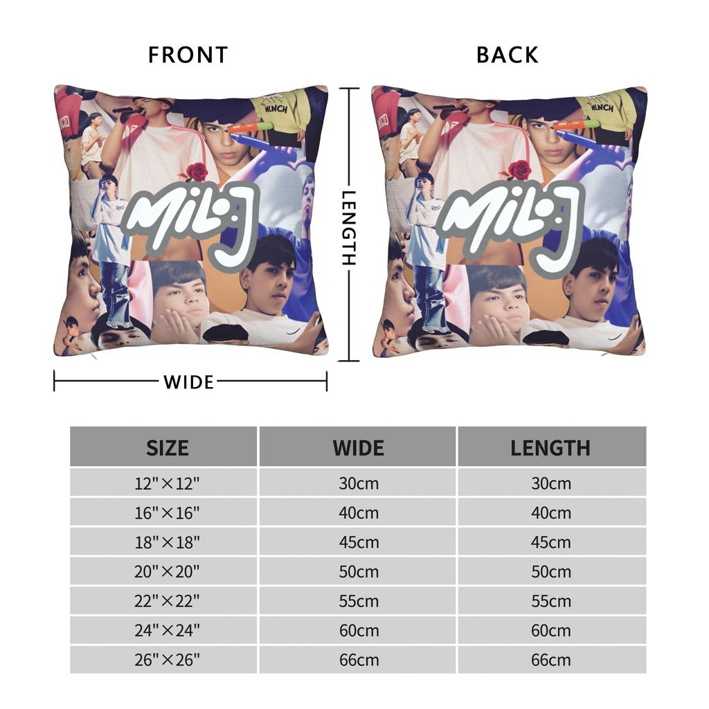 Rapper Milo J  111  Pillow Cover  Kawaii Pillow Case For Couch Sofa Bedroom Comfy Pillowcases Gift