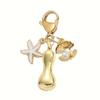 Golden 26 Letters Keychain Retro Backpack Pendant Unisex Bag Charm  Friends