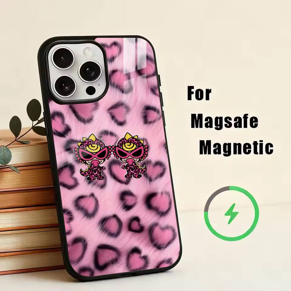 Y2K Hysteric M-Mini Phone Case For iPhone17,16,15,14,13,12,11 Plus,Pro Magnetic with Magsafe Wireless Charging