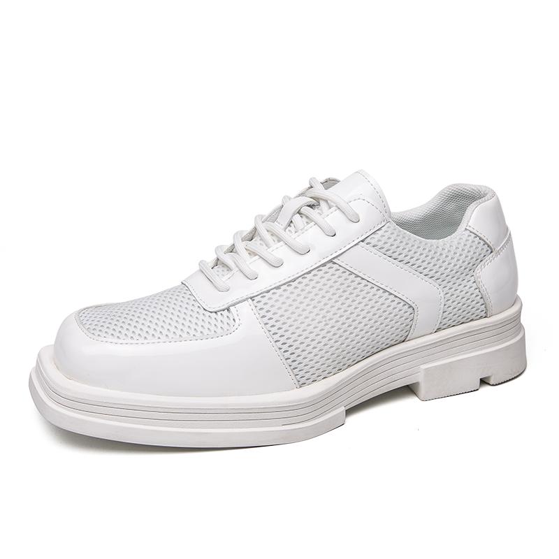 

2024 Мужская новая мода для отдыха на открытом воздухе, спорта, путешествий, дома, комфорта, универсальной обуви, нескользящей, износостойкой, дышащей, мужской обуви 45 белый