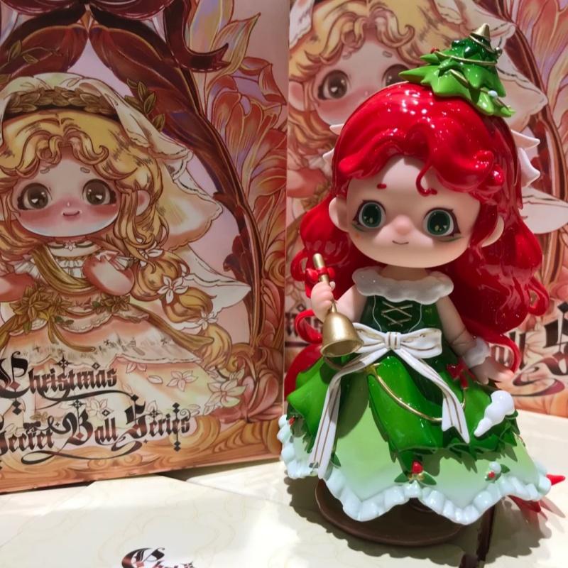 Genuine Qiaoqiao Flower Fairy Whisper Series Kawaii Anime Girl Figure Collectible Perfect Christmas Gift Toy