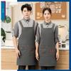 Women's High-End Waterproof & Oil-Resistant Canvas Apron with Logo for Coffee & Tea Shop