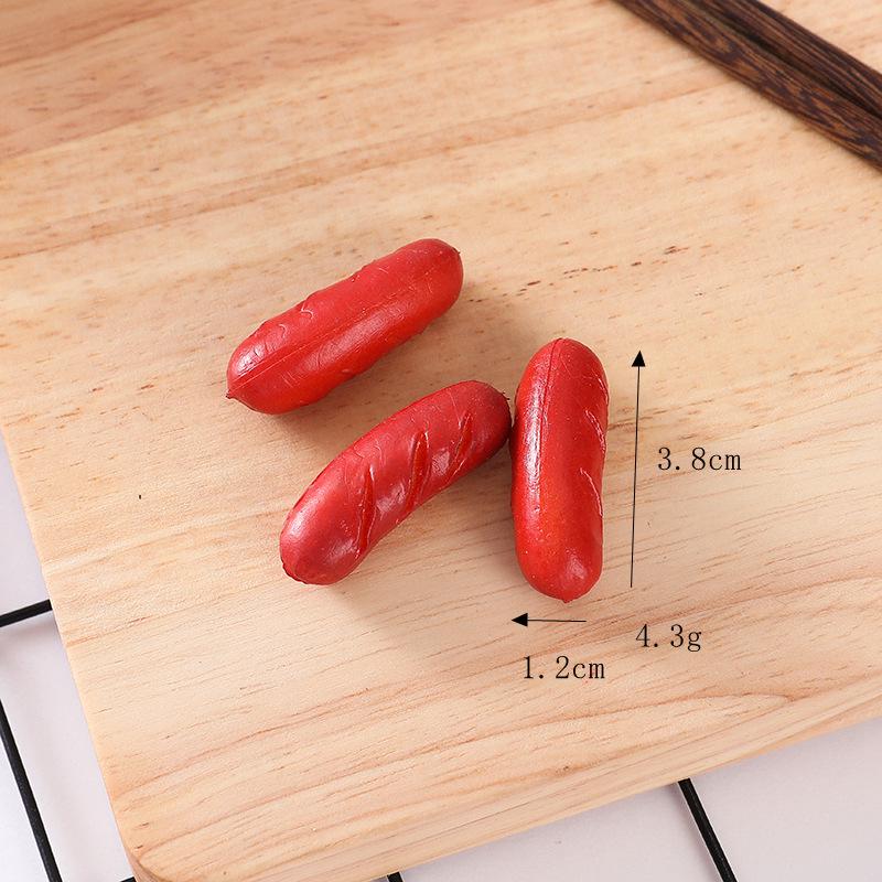 Creative Toy: Simulation Plastic Sausage Props and Pendant