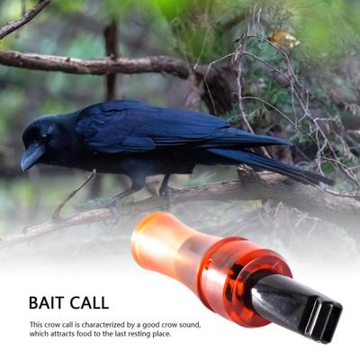 1/2Pcs Outdoor Crow Caller Whistle Portable Lightweight Hunting Realistic Sound Turkey Locator Raven Bird Animal Call Luring Attracting Whistle