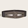 Wind Ladies Wide Belt Retro Elastic Elastic Waist Seal Dress Waist Decoration