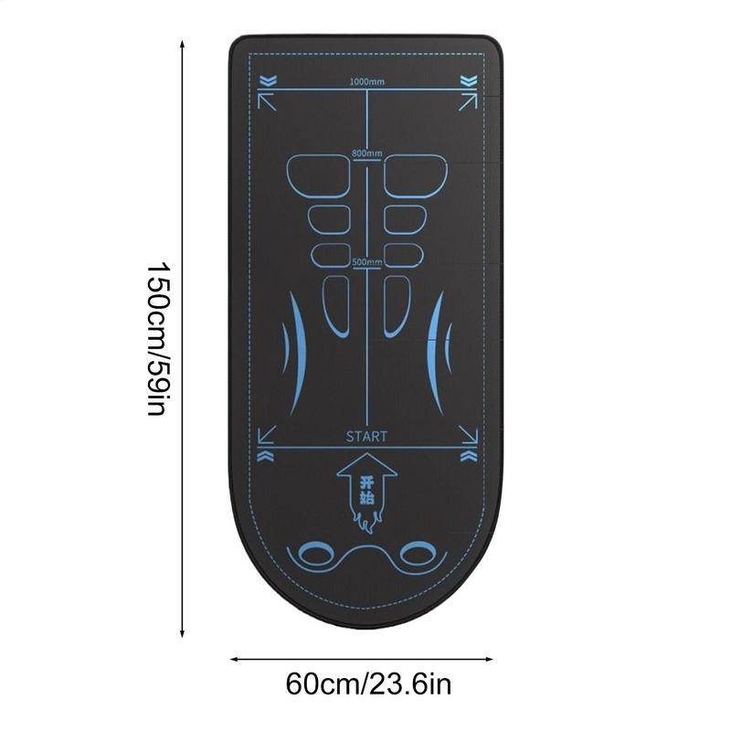 Roller Wheel Floor Pad Non-Slip Knee Mat Ab Roller Abdominal Exercise Mat 7mm Thick Floor Pad Sound Insulation Knee Pad For Gym