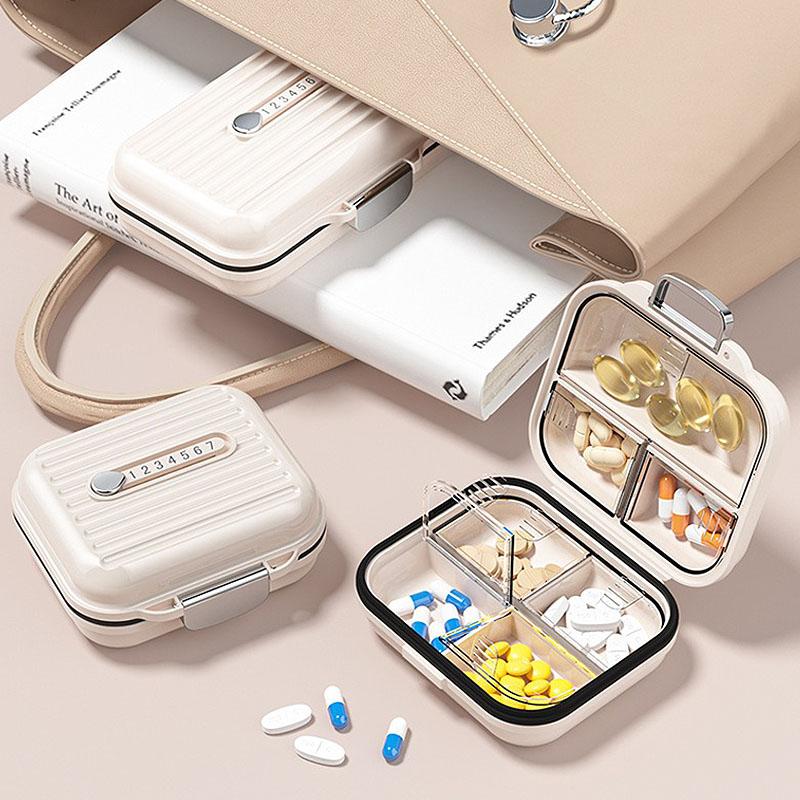 New Pill Organizer Pill Box Travel Small Medicine Box for Drugs Container for Tablets Small Pillboxes Vitamins Organizer FYQ013