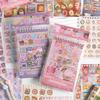 50 Sheets Per Pack Coil Stickers Thousand Flavors Thousand Journeys Series Korean-style Material DIY Scrapbooking Decorations