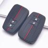 Silicone Key Fob Cover Fit for Toyota Corolla Camry RAV4 Highlander Avalon C-HR Prius Smart 2 Button Remote Key, Fits Toyota Corolla Camry RAV4 Prius