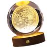 3D Crystal Ball Night Light Rechargeable Battery Soft Light Multifunction Crystal Ball Lamp with