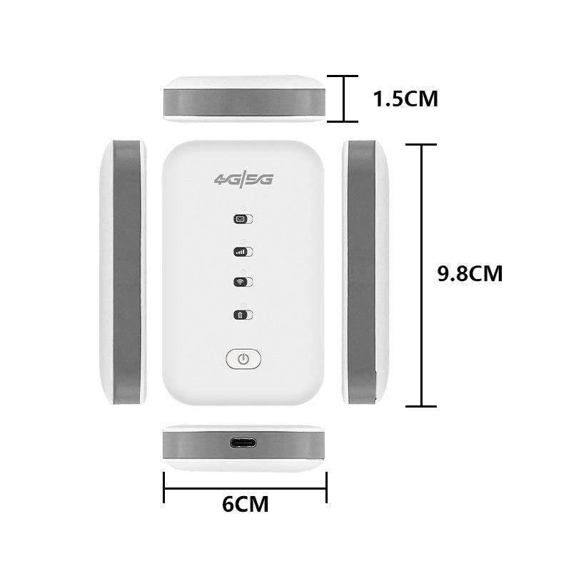 4G Portable MiFi WiFi Router with Type-C Port