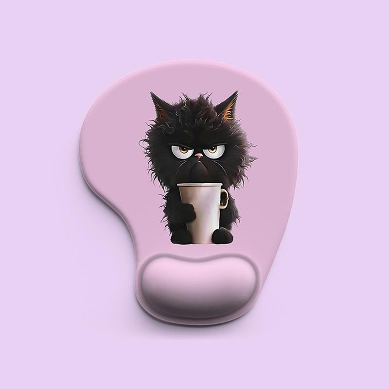 Милая кошка Эргономичная подставка под мышь | Силиконовая подставка под запястье для компьютера