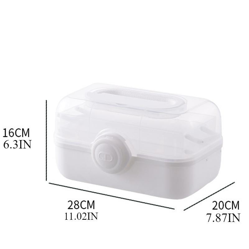 Große Kapazität Familie Medizin Organizer Box Tragbare Erste Hilfe Kit Medizin Lagerung Boxen Organisatoren Kunststoff Organisieren Hause