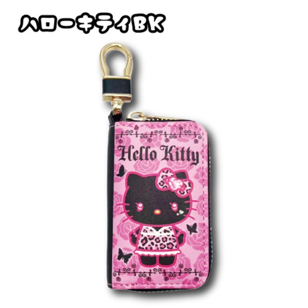 Hatayama Shoji Sanrio Gal Series 3 Smart Key Case Hello Kitty Y2K Black White Brown 4 Colors Available Cute Stylish H9 x x D2cm 34203593 Approx. W5.5