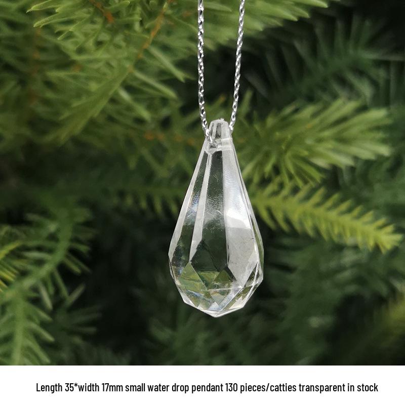 DIY Acrylic Beaded Jewelry Accessories: Transparent Cone Pendant for Door, Window, or Bead Curtains