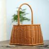 New Portable Imitation Rattan Woven Basket Handwoven 5 Styles Bread Fruit Tray Storage Basket Sundries Organizer
