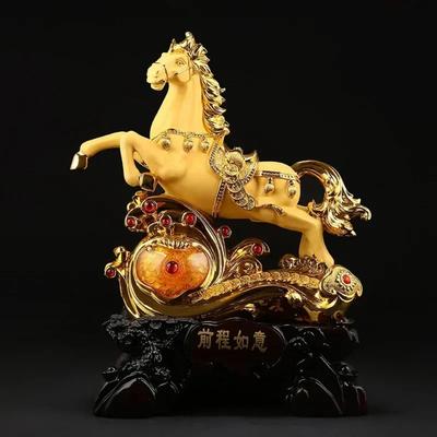 Horse To Success Lucky European Style Horse Ornament Decor Home Living Room Entrance Decoration Office Opening Gifts