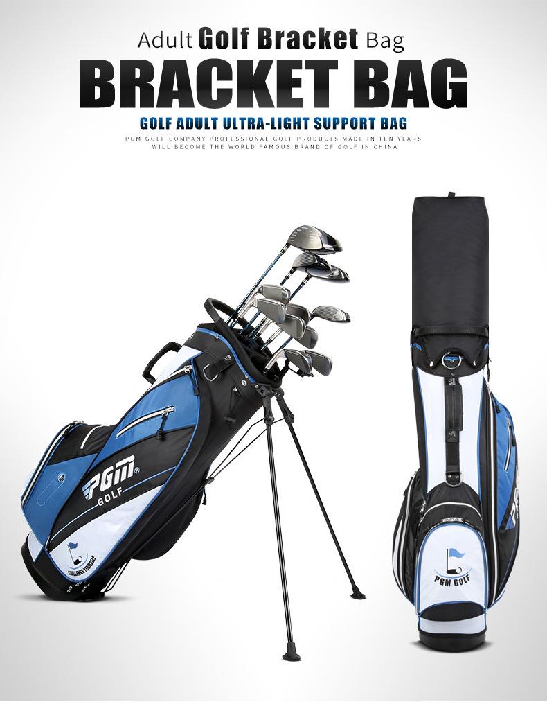 PGM Unisex Golf Stand Bag with Double Shoulder Strap, Lightweight and Durable.