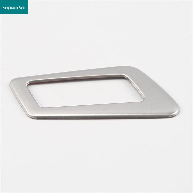 Silver Stainless Steel Interior Rear Anti-Kick Frame for Volkswagen T-Cross 2018 Model