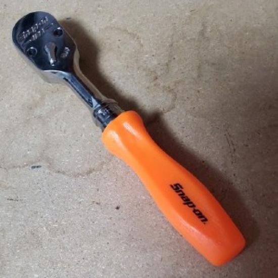 

Snap-on Tools FH100 Ratchet handle old grip custom spec.Orange