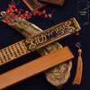 Extended Bamboo Student Ruler with Family Precepts