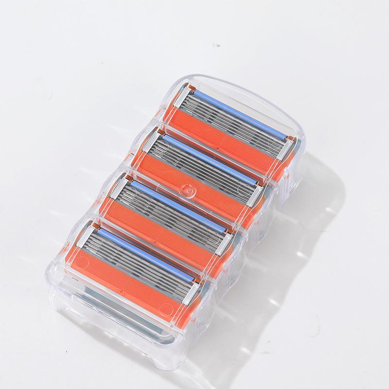 Universal Cross-Border Men's 5-Layer Razor with Gillette Blade and Handle