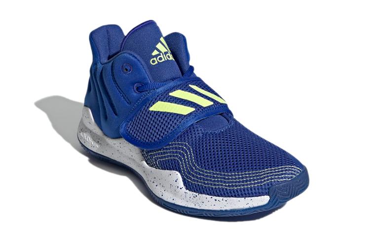 adidas Deep Threat Abrasion Resistant Low Top Children's Basketball Shoes Blue GZ0094