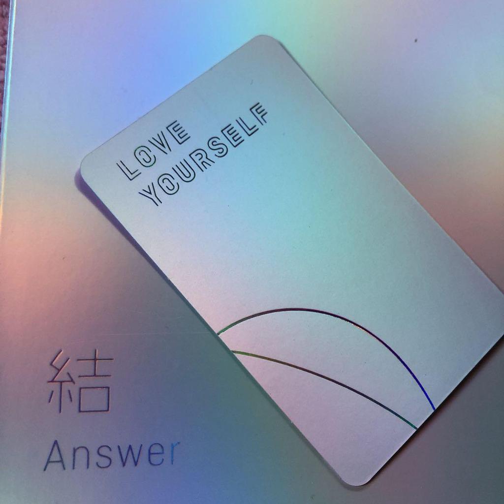 [USED] BTS Taehyung Trading Card LOVE YOURSELF V Tae
